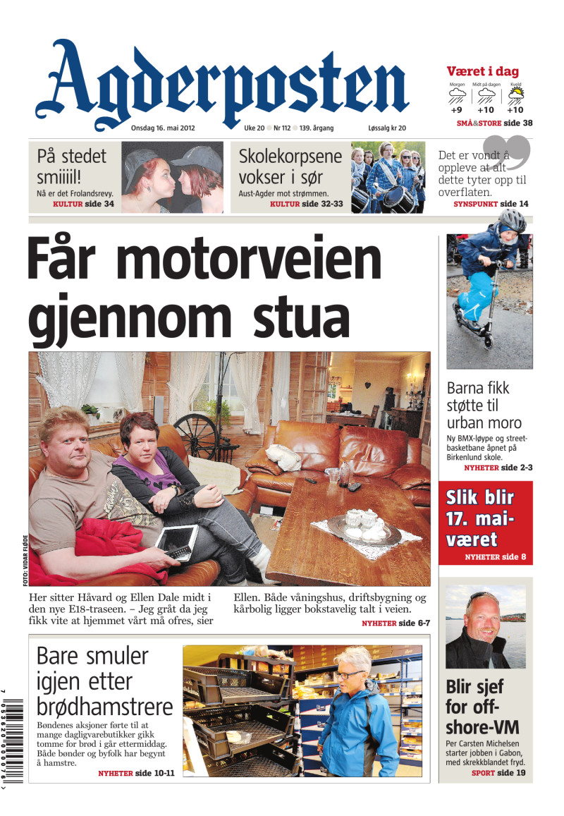 Agderposten - 2012-05-16 Agderposten - 2012-05-16
