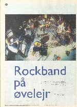 Rockband på øveiejr