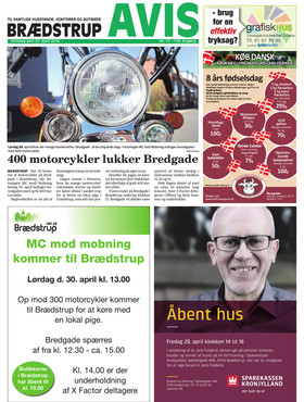 Klik for at l&aelig;se Br&aelig;dstrup Avis ONLINE!
