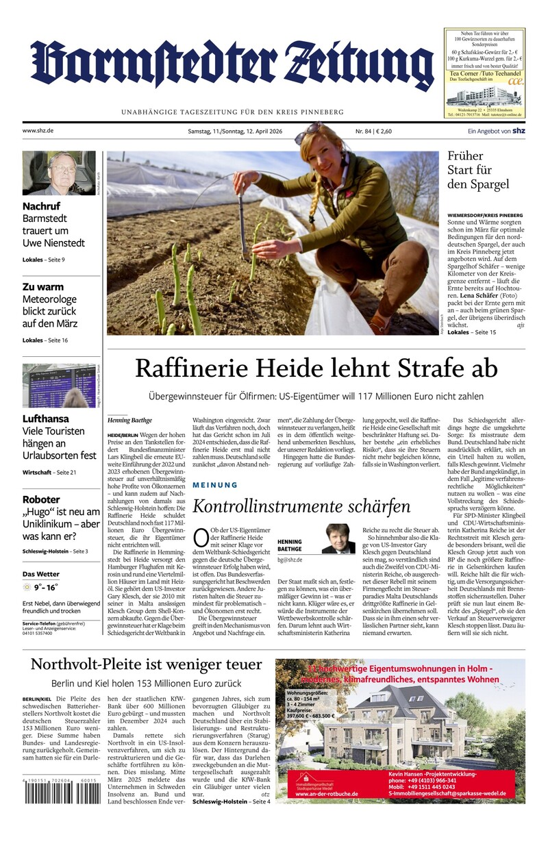 Barmstedter Zeitung - 11.04.2026