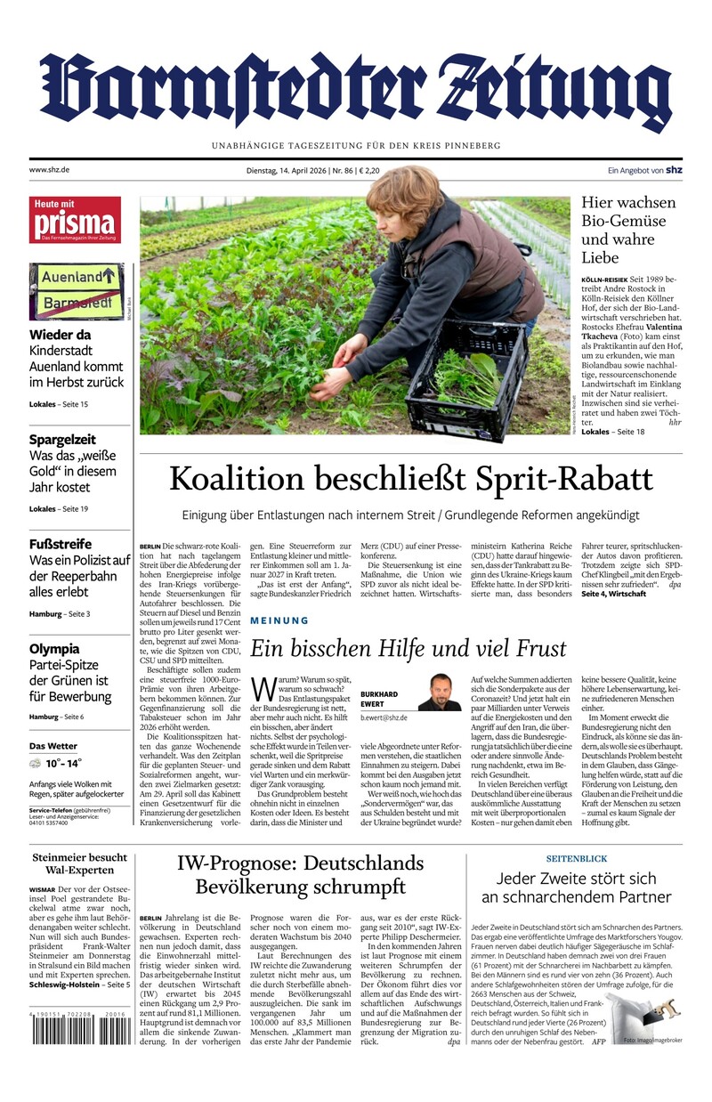 Barmstedter Zeitung - 14.04.2026