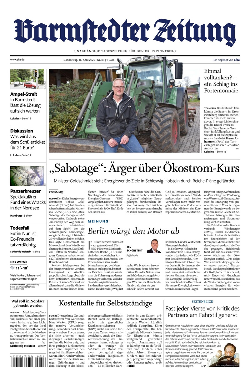 Barmstedter Zeitung - 16.04.2026