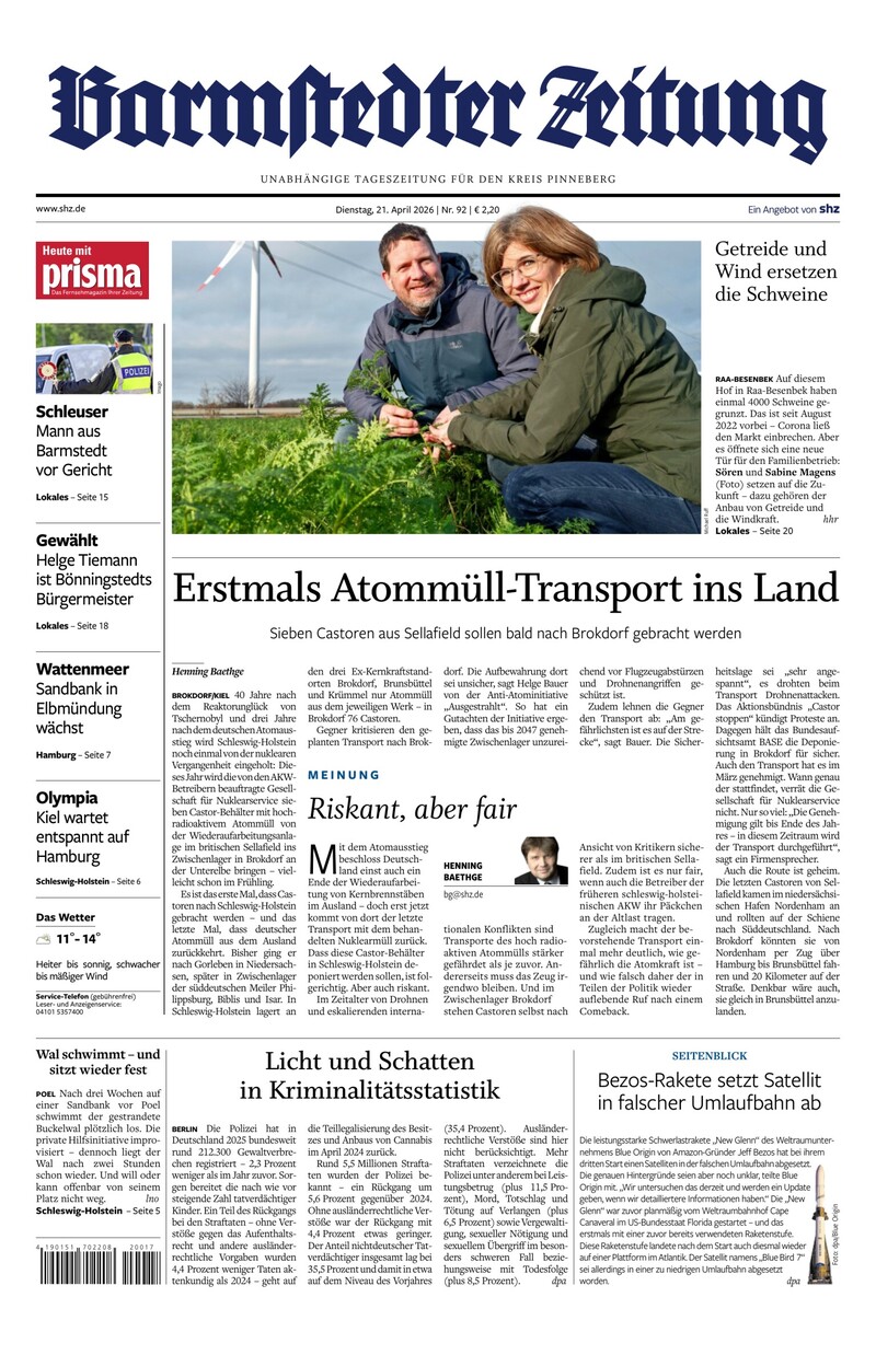 Barmstedter Zeitung - 21.04.2026
