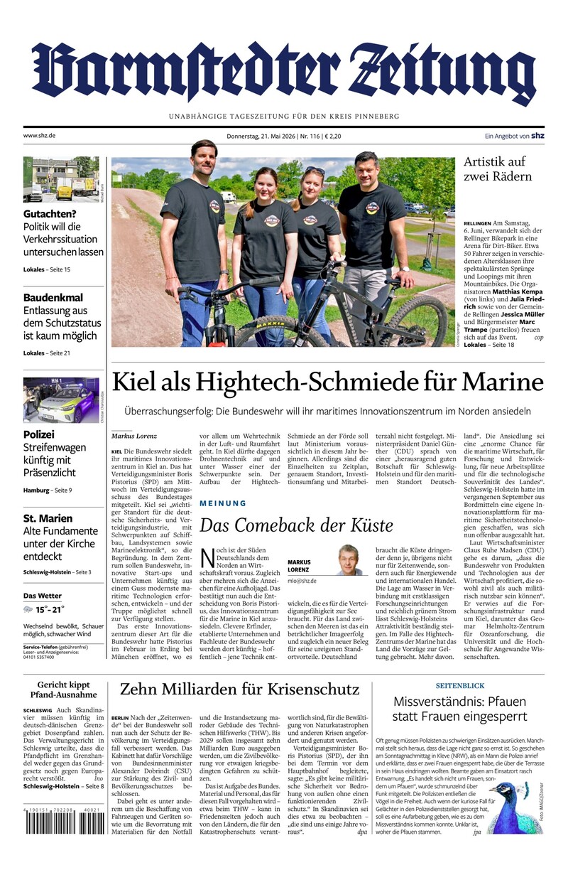 Barmstedter Zeitung - 21.05.2026