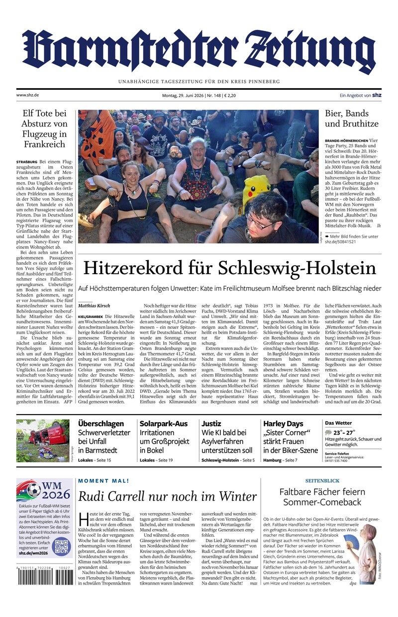 Barmstedter Zeitung - 29.06.2026