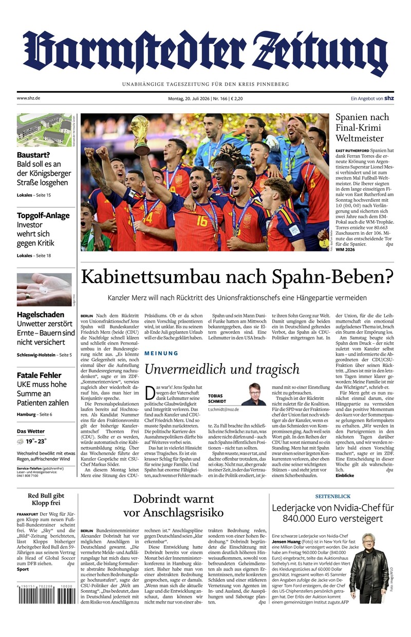 Barmstedter Zeitung - 20.07.2026