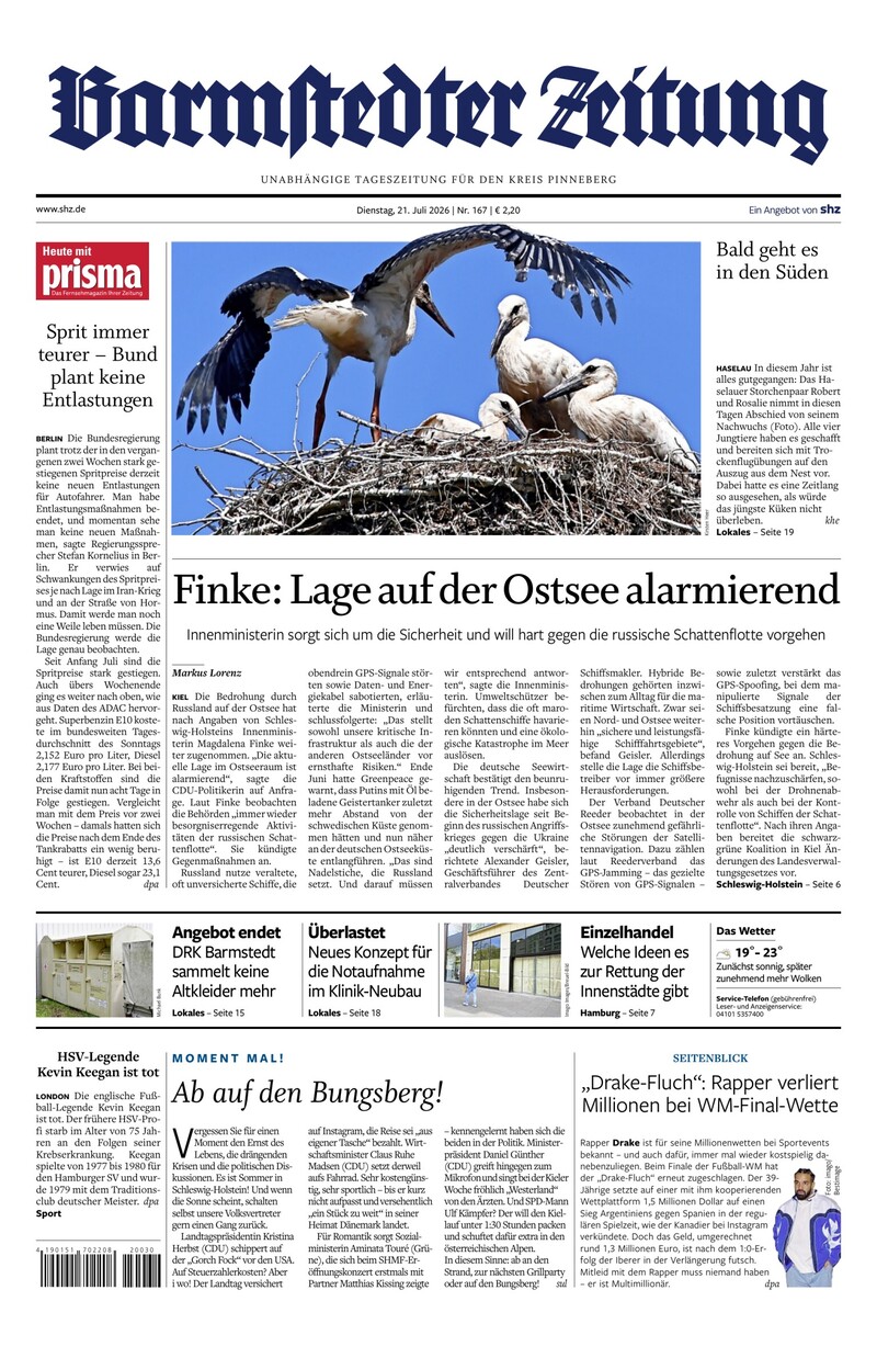 Barmstedter Zeitung - 21.07.2026