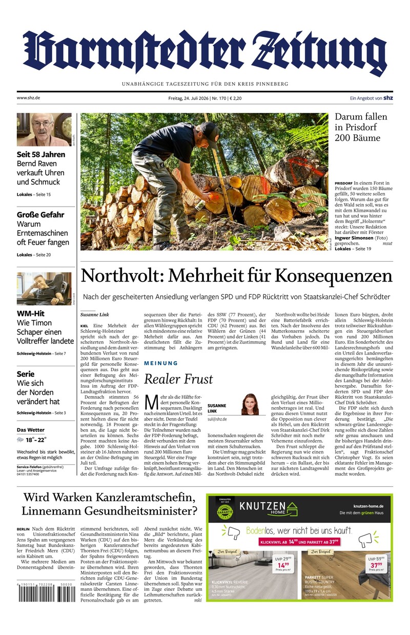 Barmstedter Zeitung - 24.07.2026