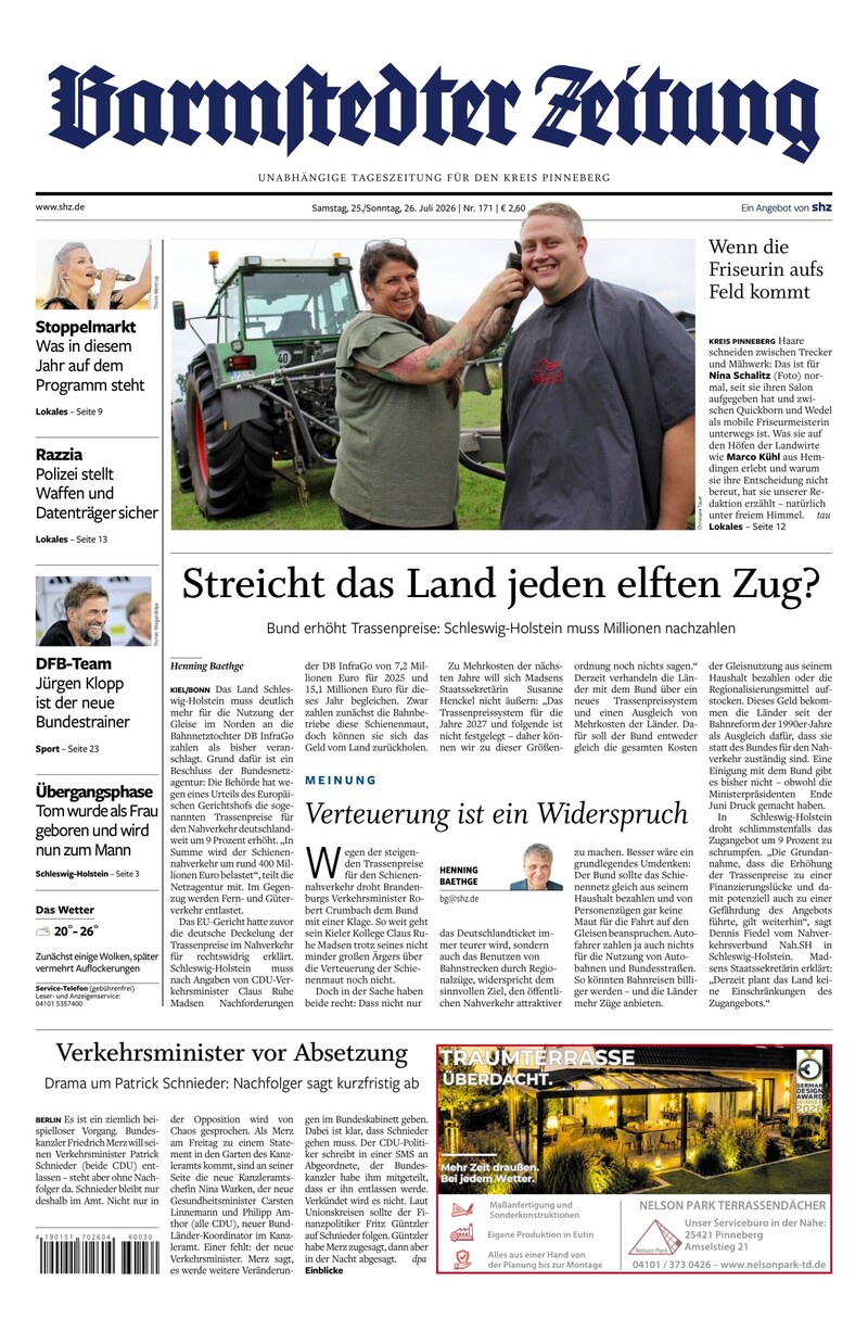 Barmstedter Zeitung - 25.07.2026