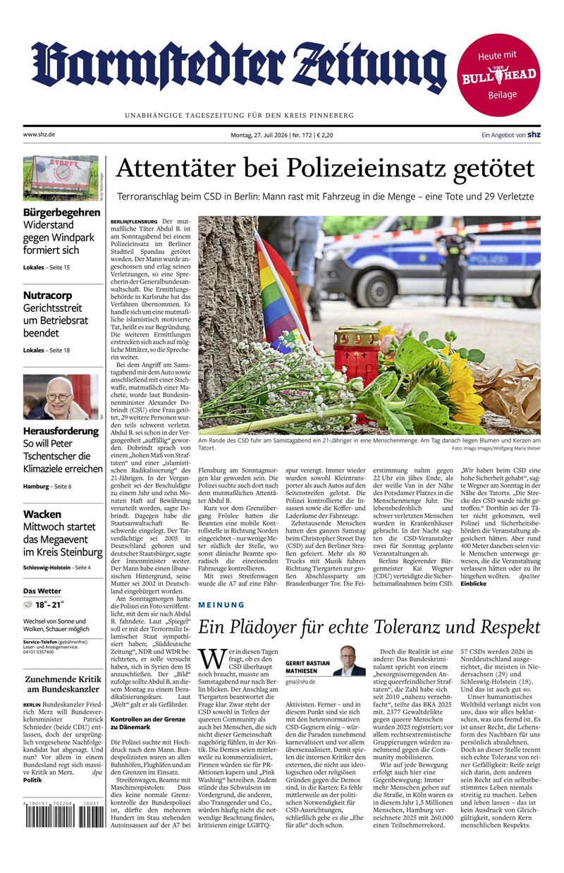 Barmstedter Zeitung - 27.07.2026