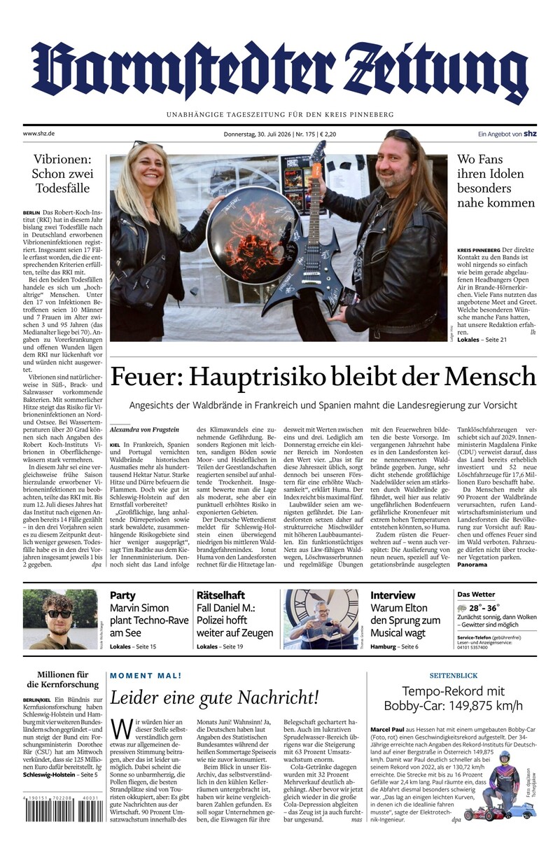 Barmstedter Zeitung - 30.07.2026
