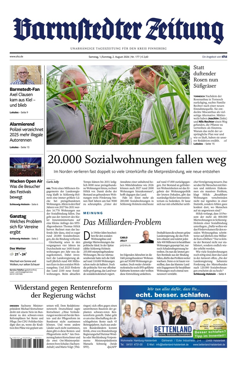 Barmstedter Zeitung - 01.08.2026