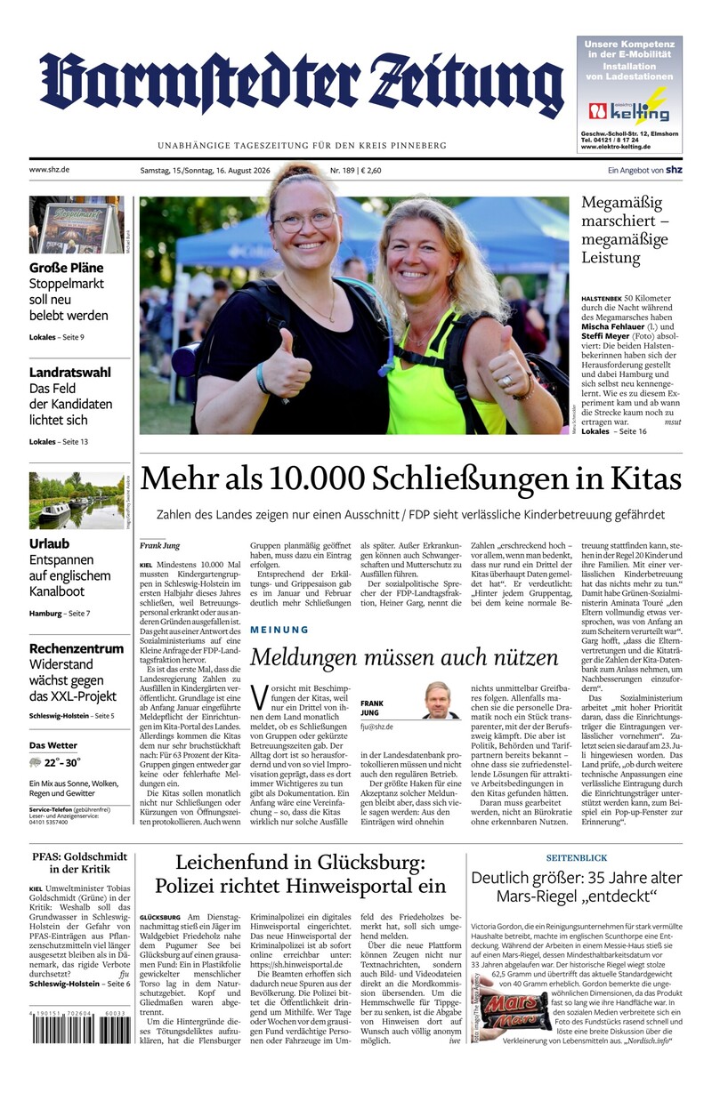 Barmstedter Zeitung - 15.08.2026