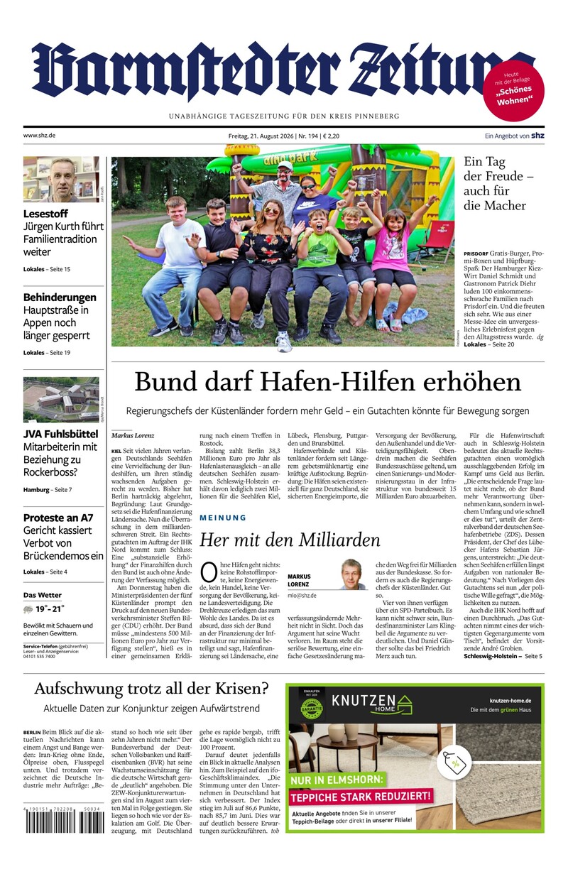 Barmstedter Zeitung - 21.08.2026