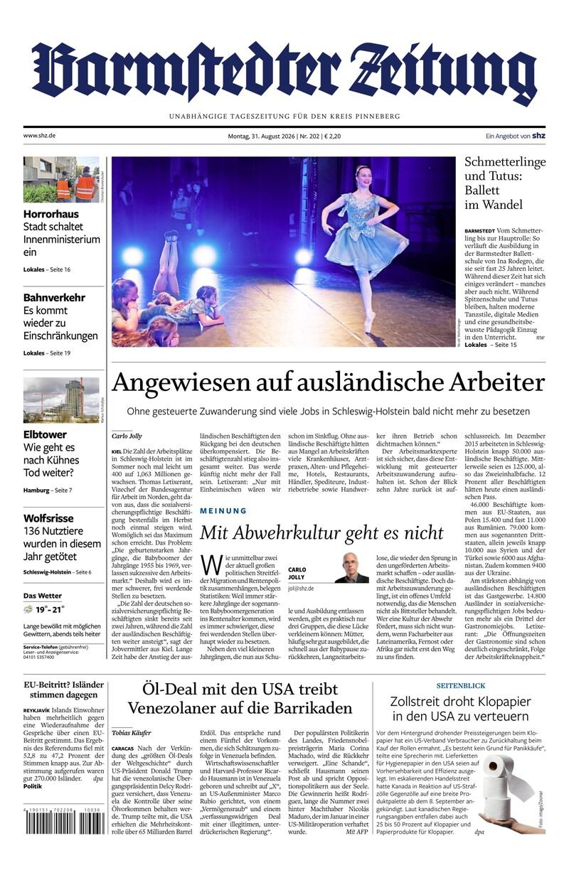 Barmstedter Zeitung - 31.08.2026