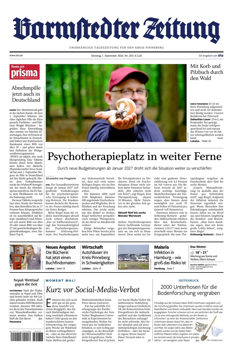 Barmstedter Zeitung - 01.09.2026