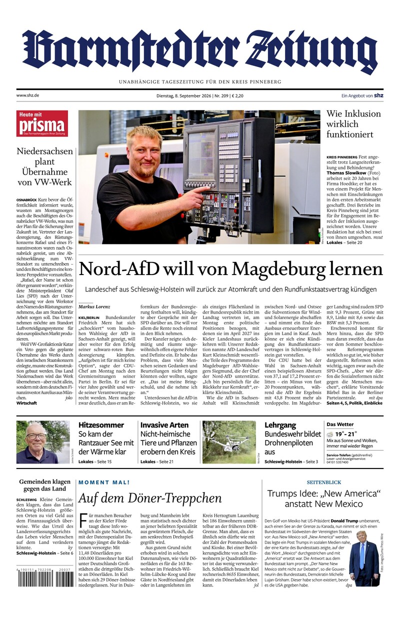 Barmstedter Zeitung - 08.09.2026