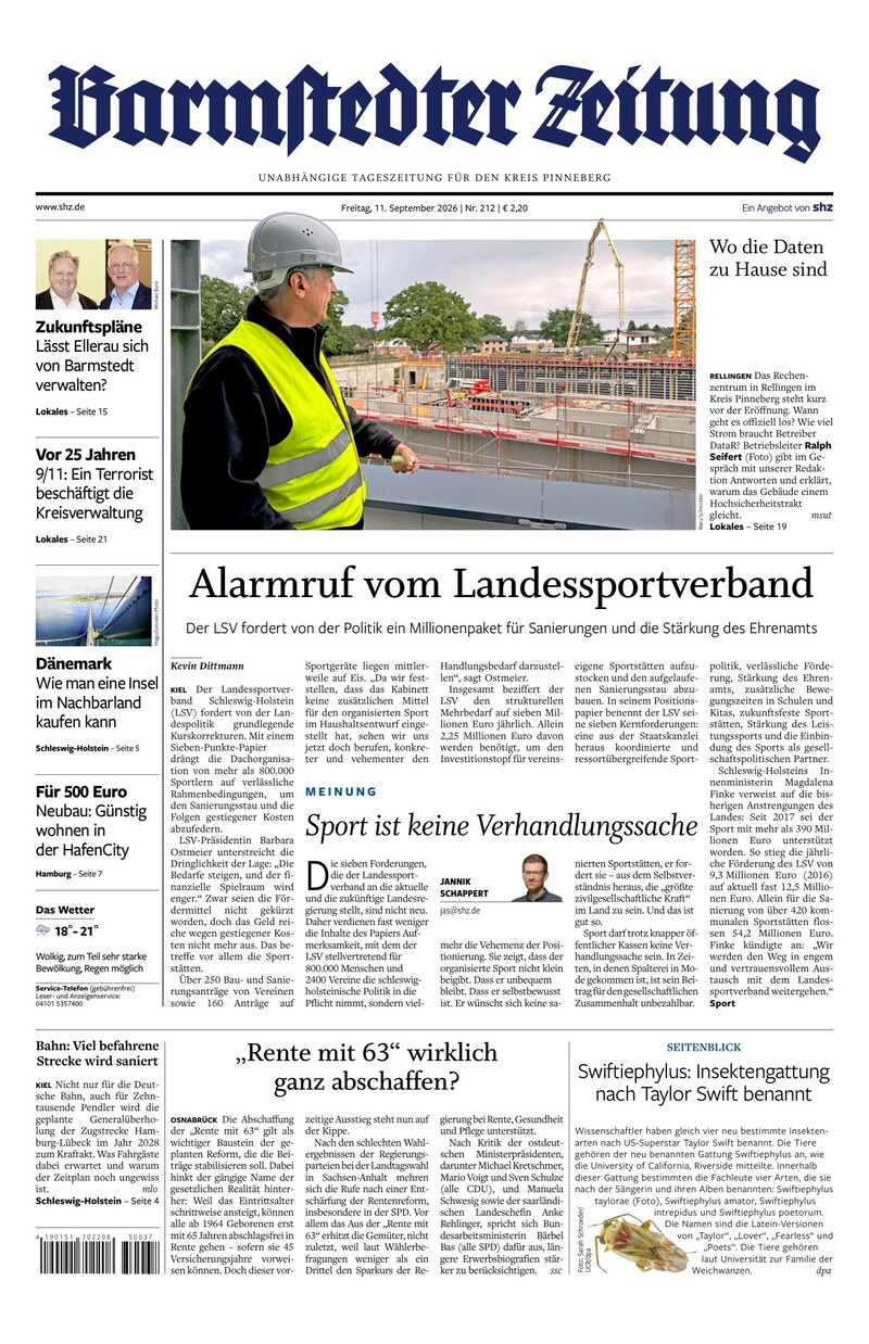 Barmstedter Zeitung - 11.09.2026