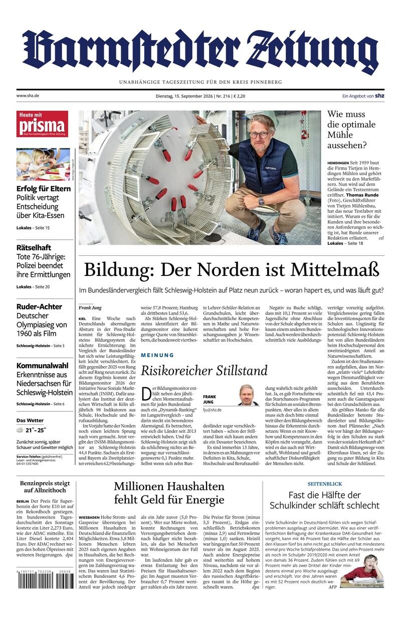 Barmstedter Zeitung - 15.09.2026