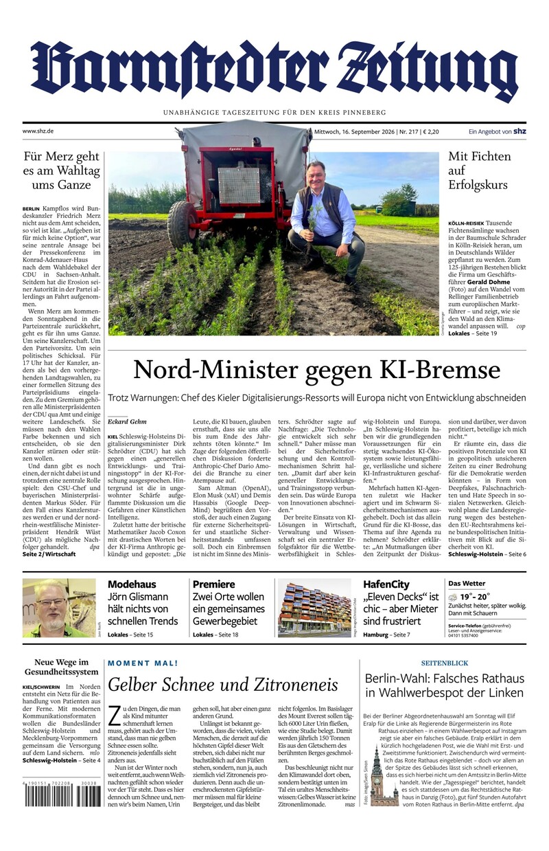 Barmstedter Zeitung - 16.09.2026