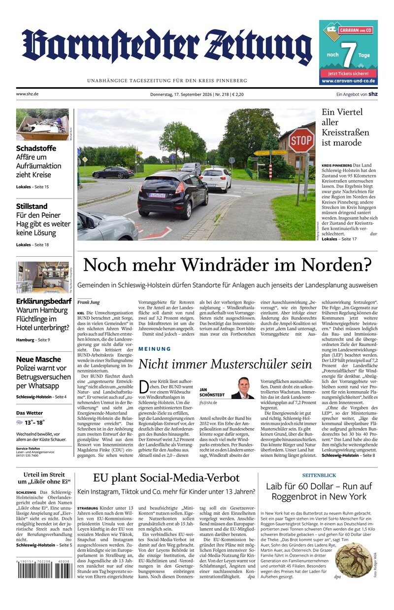 Barmstedter Zeitung - 17.09.2026