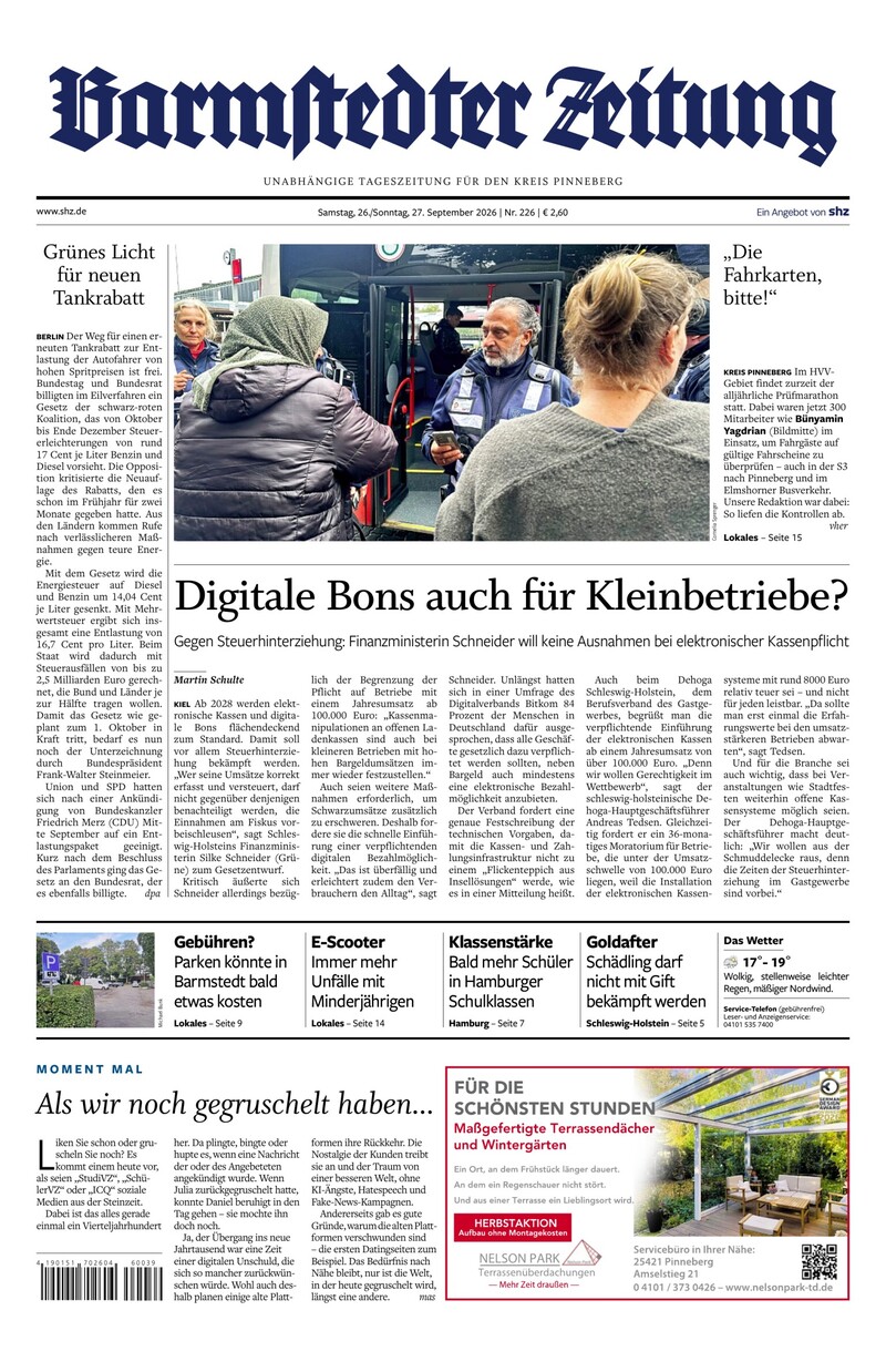 Barmstedter Zeitung - 26.09.2026