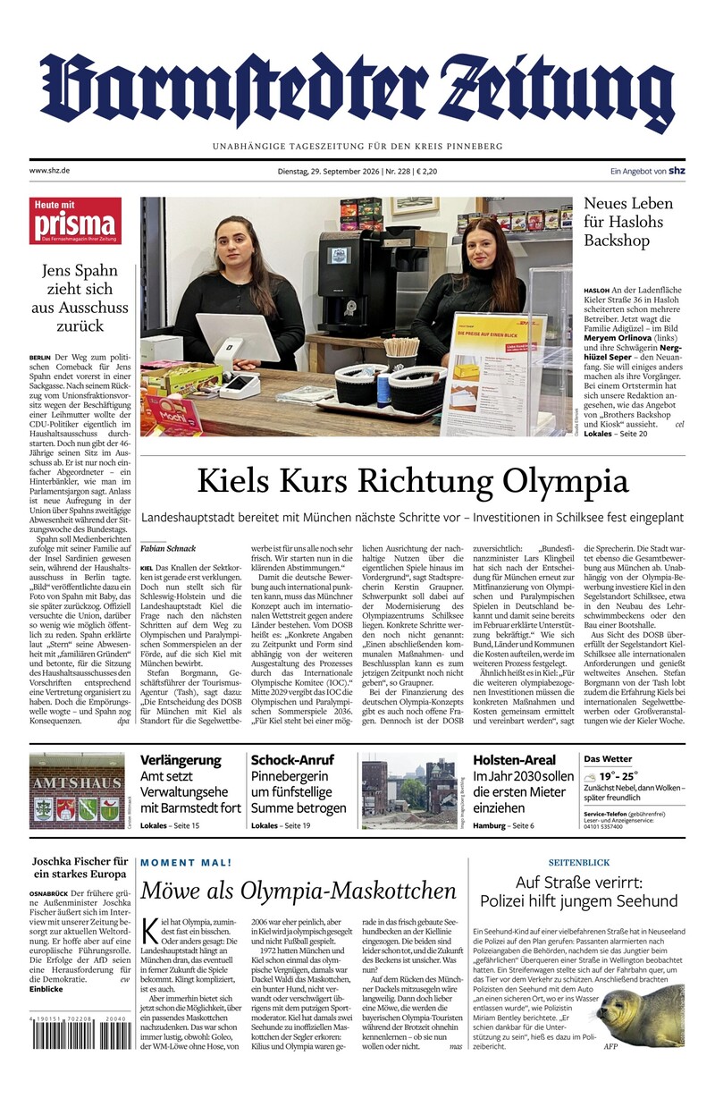 Barmstedter Zeitung - 29.09.2026