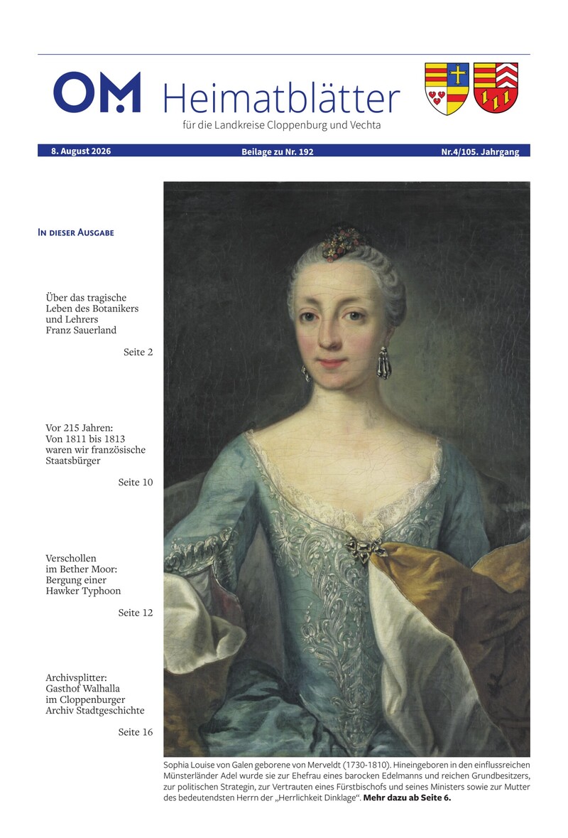 Heimatblätter August 2026 Cover