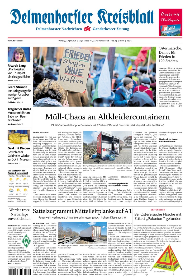 Delmenhorster Kreisblatt - 07.04.2026