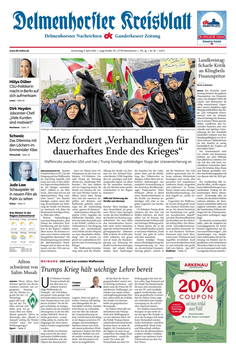 Delmenhorster Kreisblatt - 09.04.2026