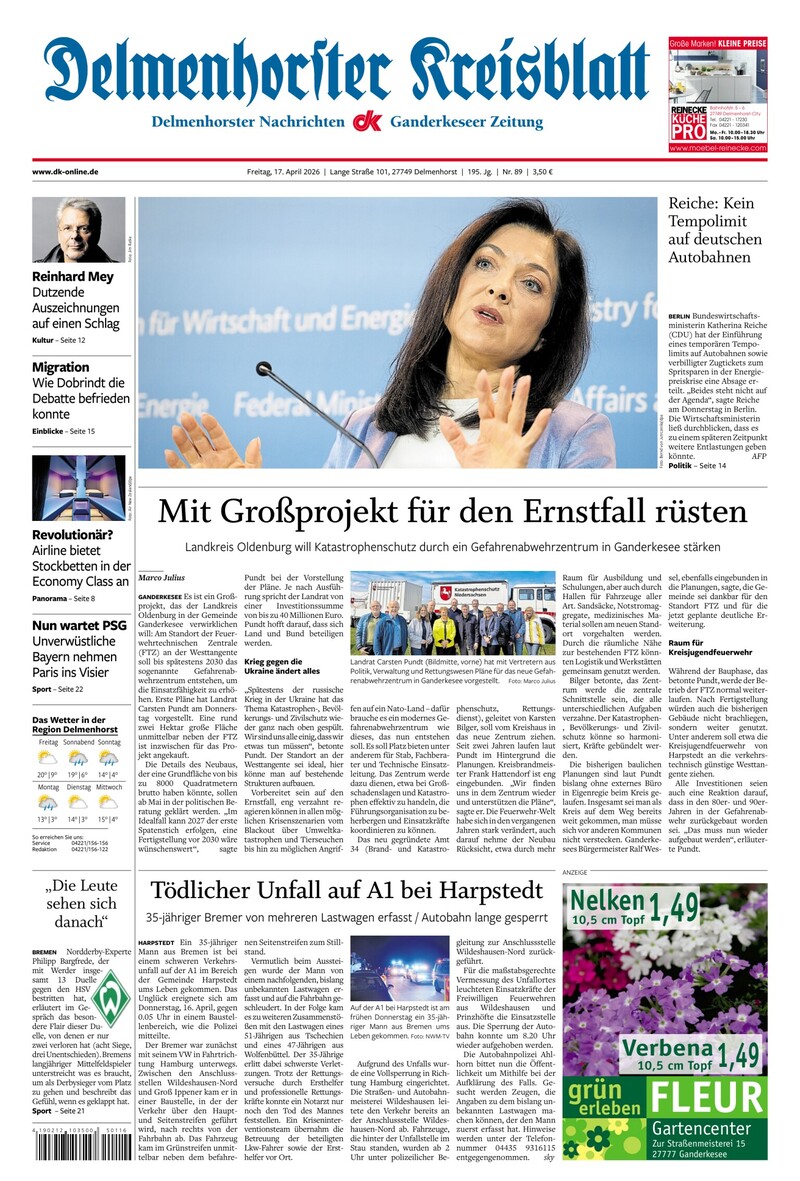 Delmenhorster Kreisblatt - 17.04.2026