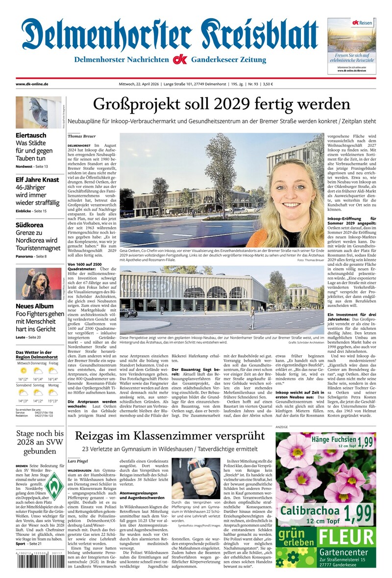 Delmenhorster Kreisblatt - 22.04.2026