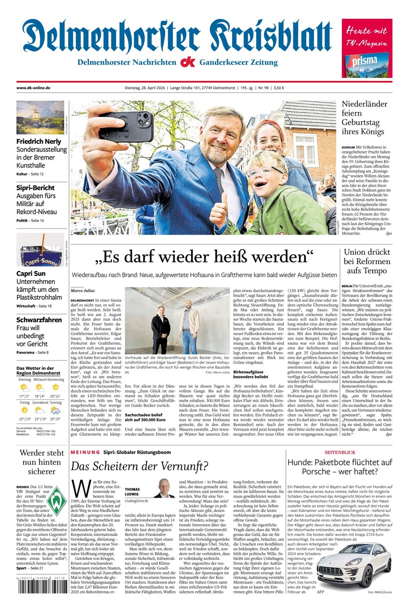 Delmenhorster Kreisblatt - 28.04.2026