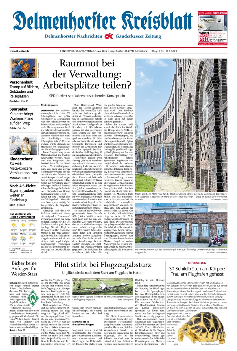 Delmenhorster Kreisblatt - 30.04.2026
