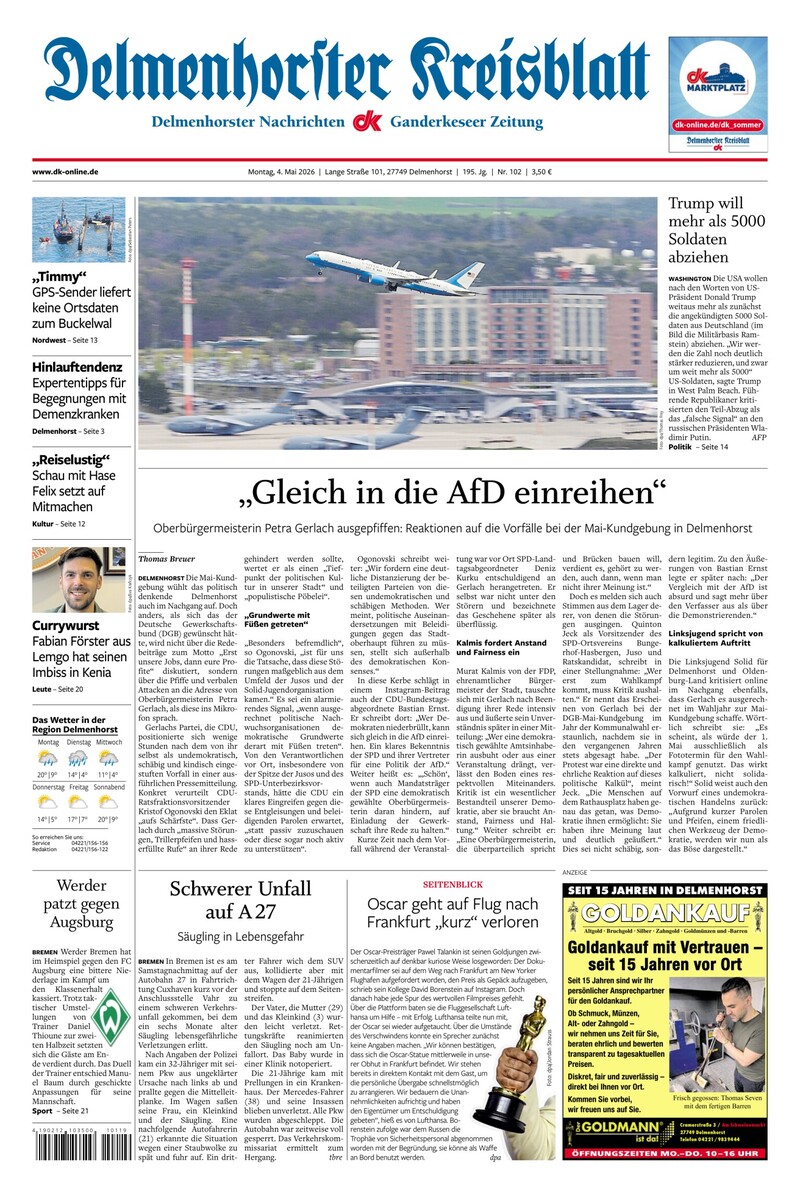 Delmenhorster Kreisblatt - 04.05.2026