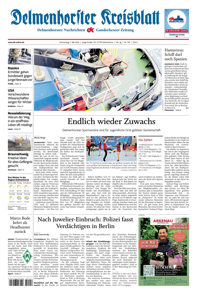Delmenhorster Kreisblatt - 07.05.2026