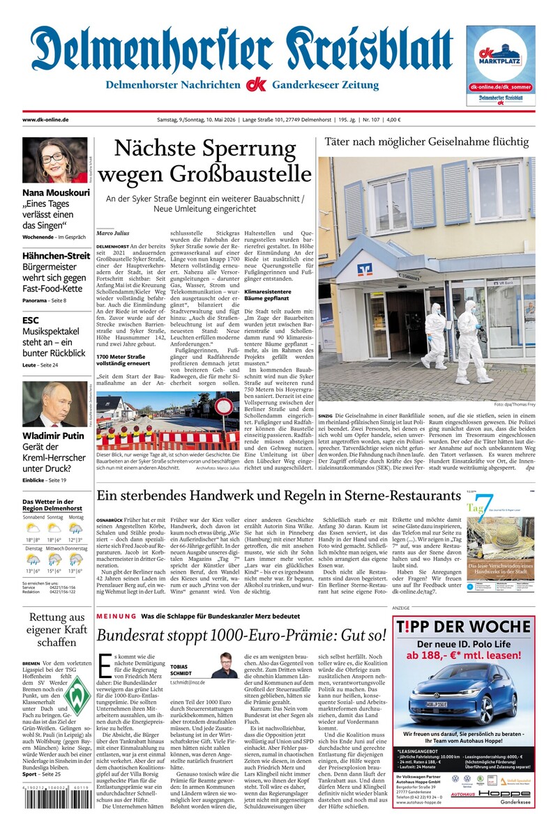 Delmenhorster Kreisblatt - 09.05.2026