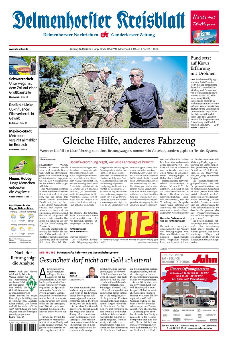 Delmenhorster Kreisblatt - 12.05.2026
