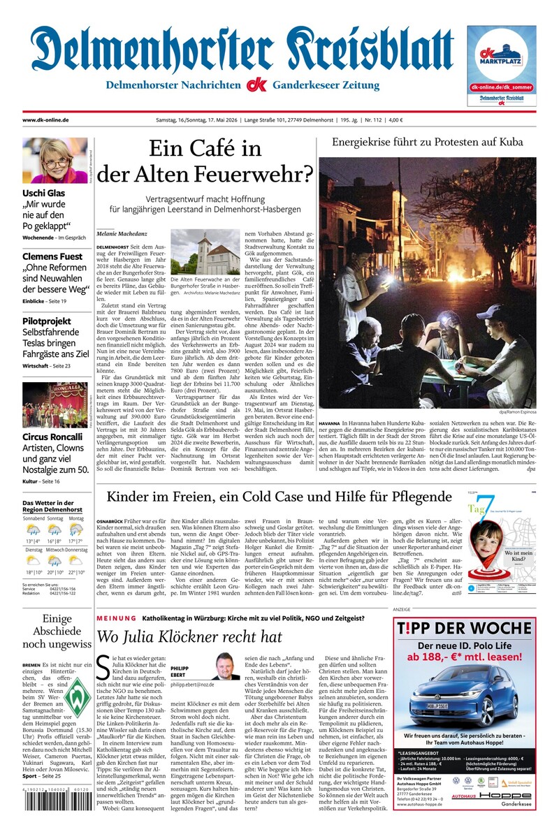 Delmenhorster Kreisblatt - 16.05.2026