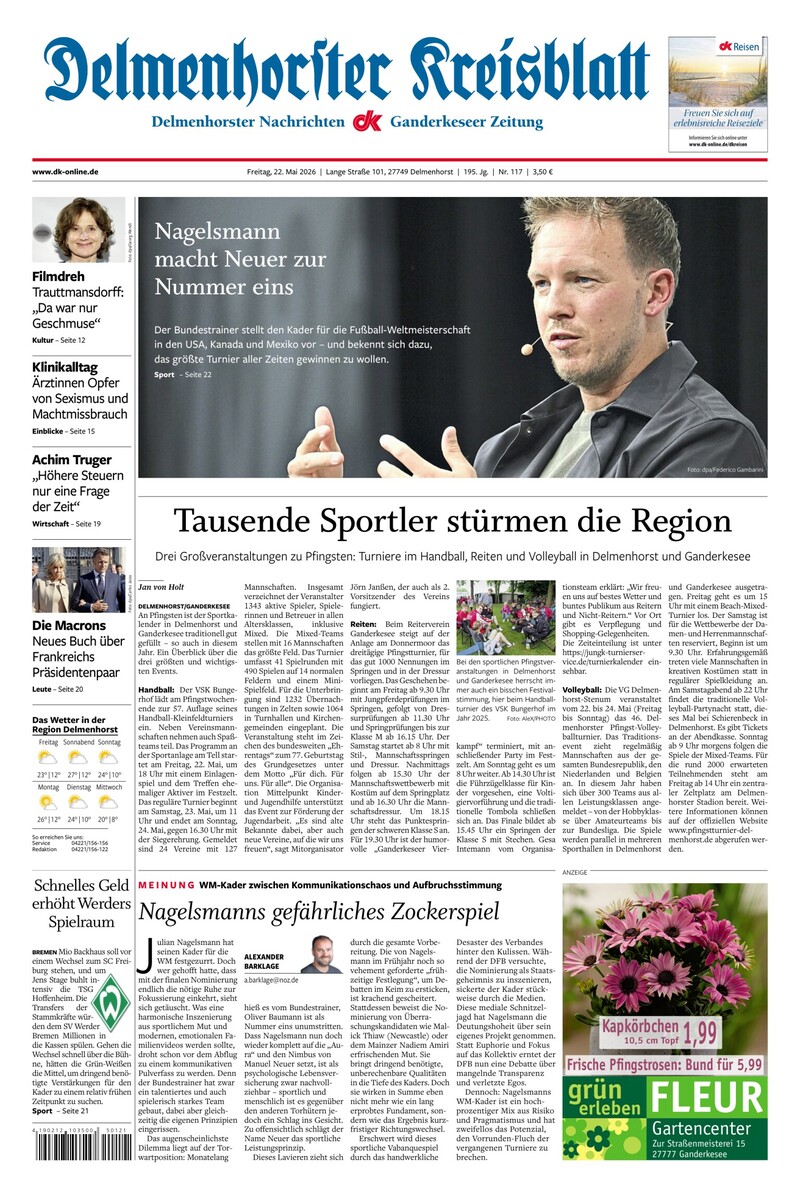 Delmenhorster Kreisblatt - 22.05.2026