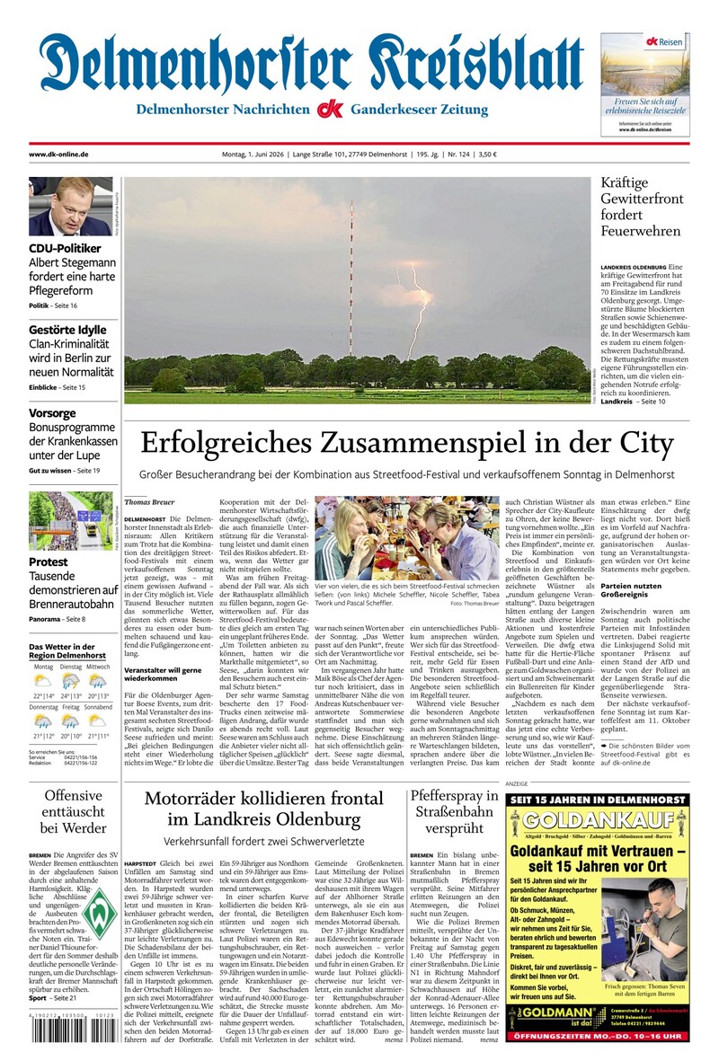 Delmenhorster Kreisblatt - 01.06.2026