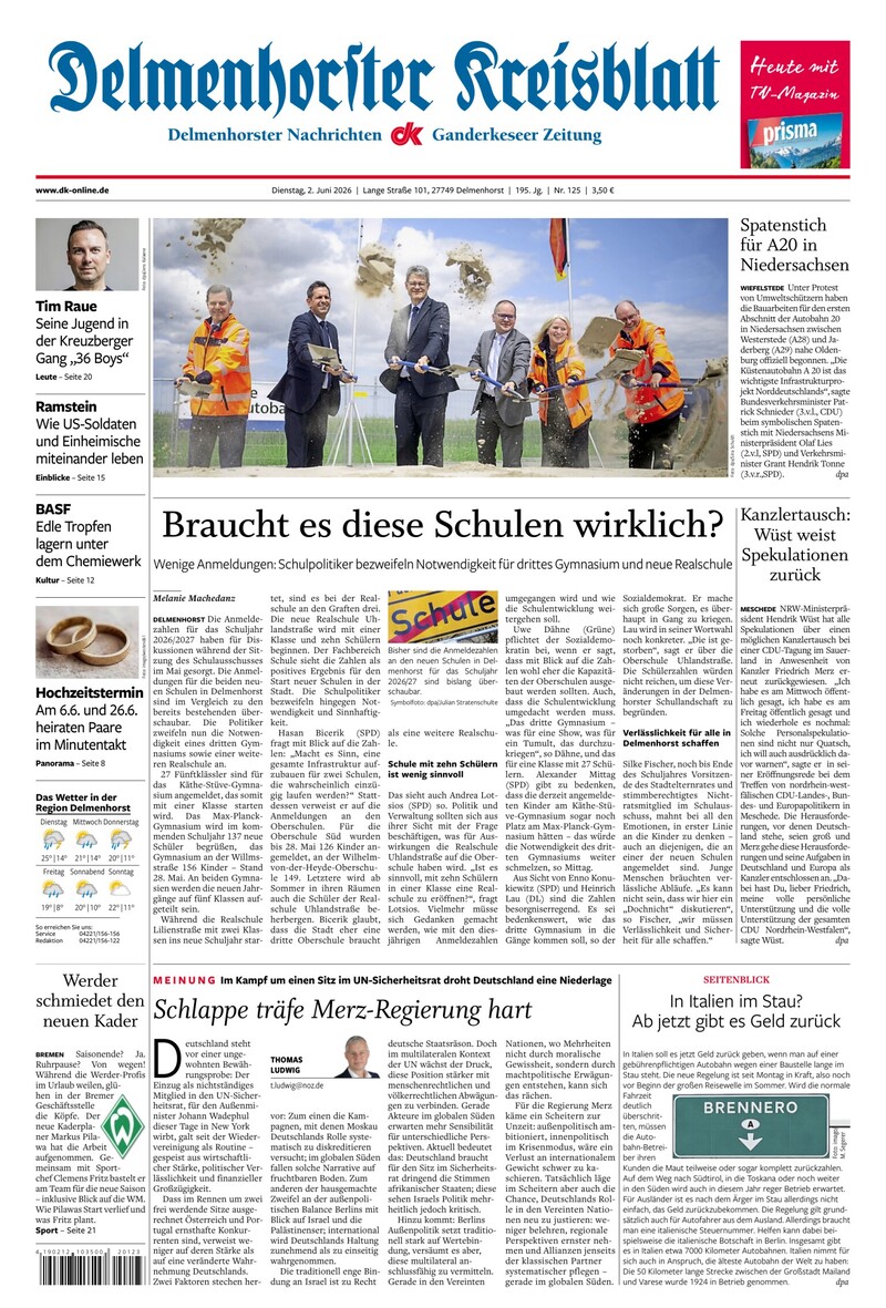 Delmenhorster Kreisblatt - 02.06.2026