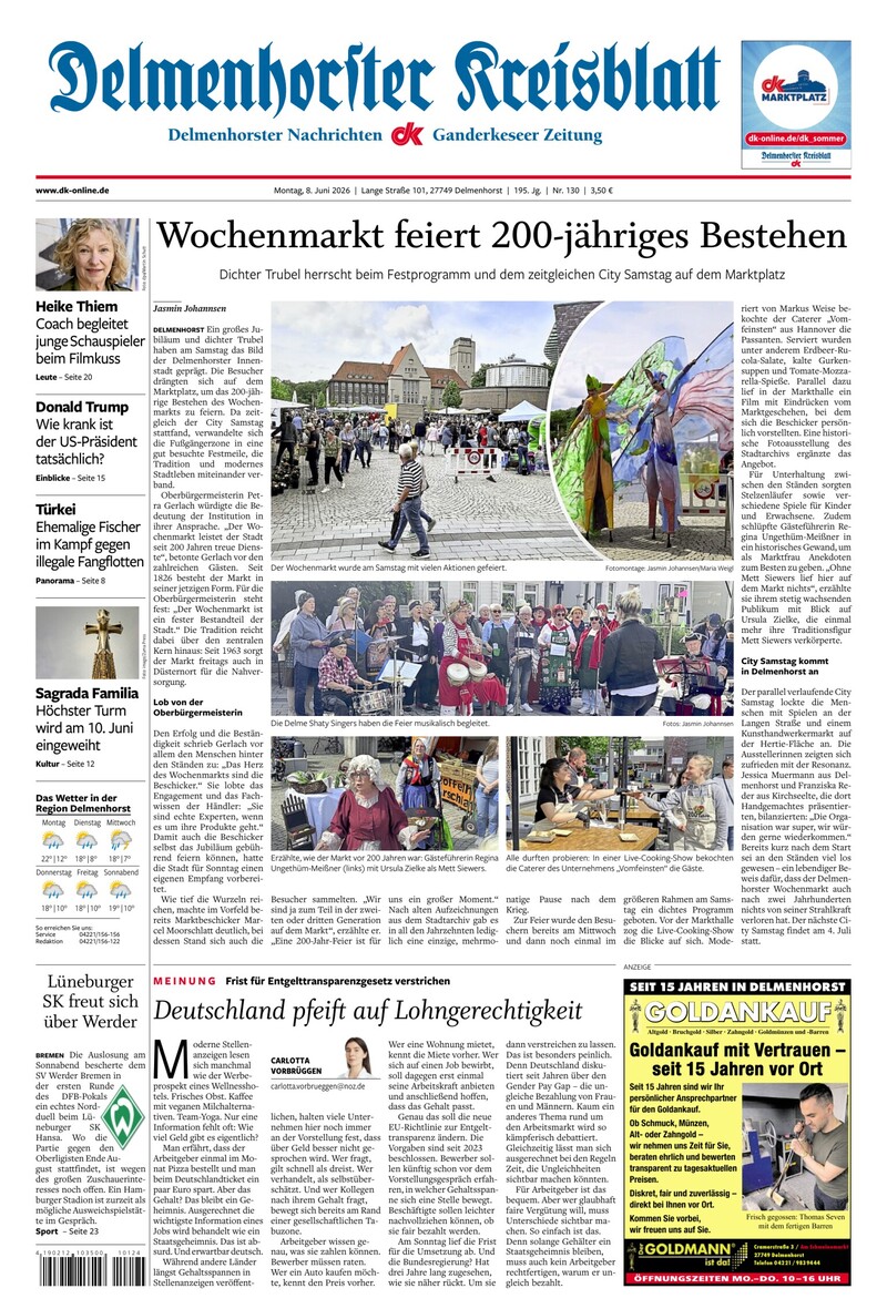 Delmenhorster Kreisblatt - 08.06.2026