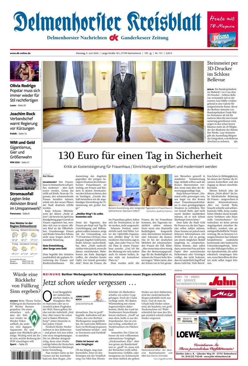 Delmenhorster Kreisblatt - 09.06.2026