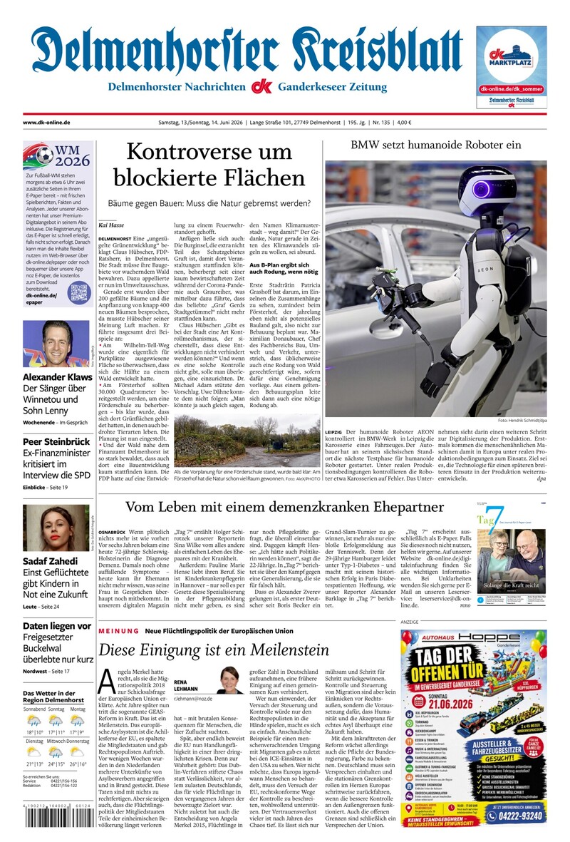 Delmenhorster Kreisblatt - 13.06.2026
