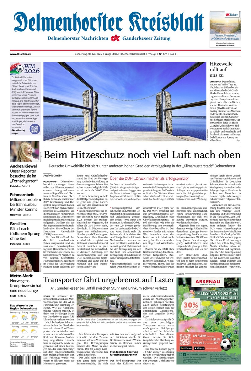 Delmenhorster Kreisblatt - 18.06.2026