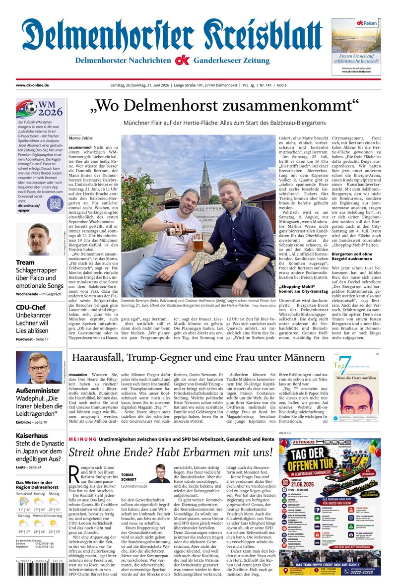 Delmenhorster Kreisblatt - 20.06.2026