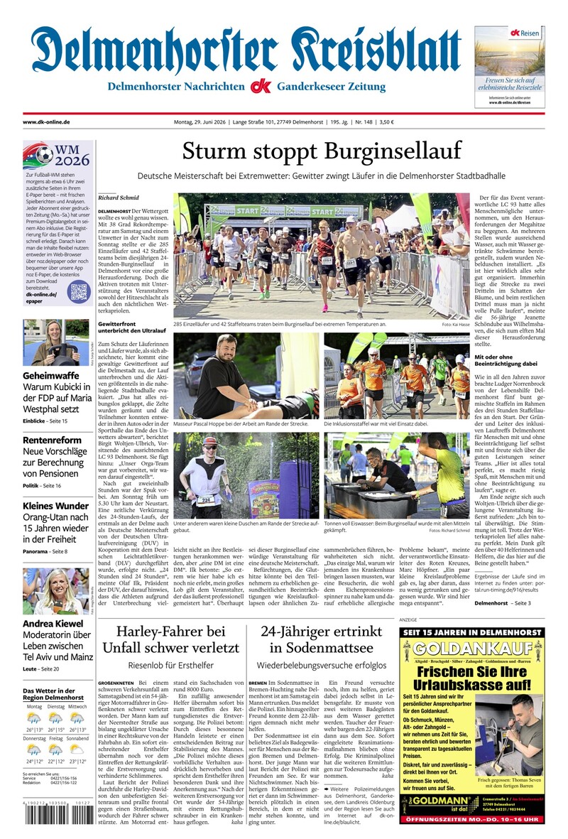 Delmenhorster Kreisblatt - 29.06.2026