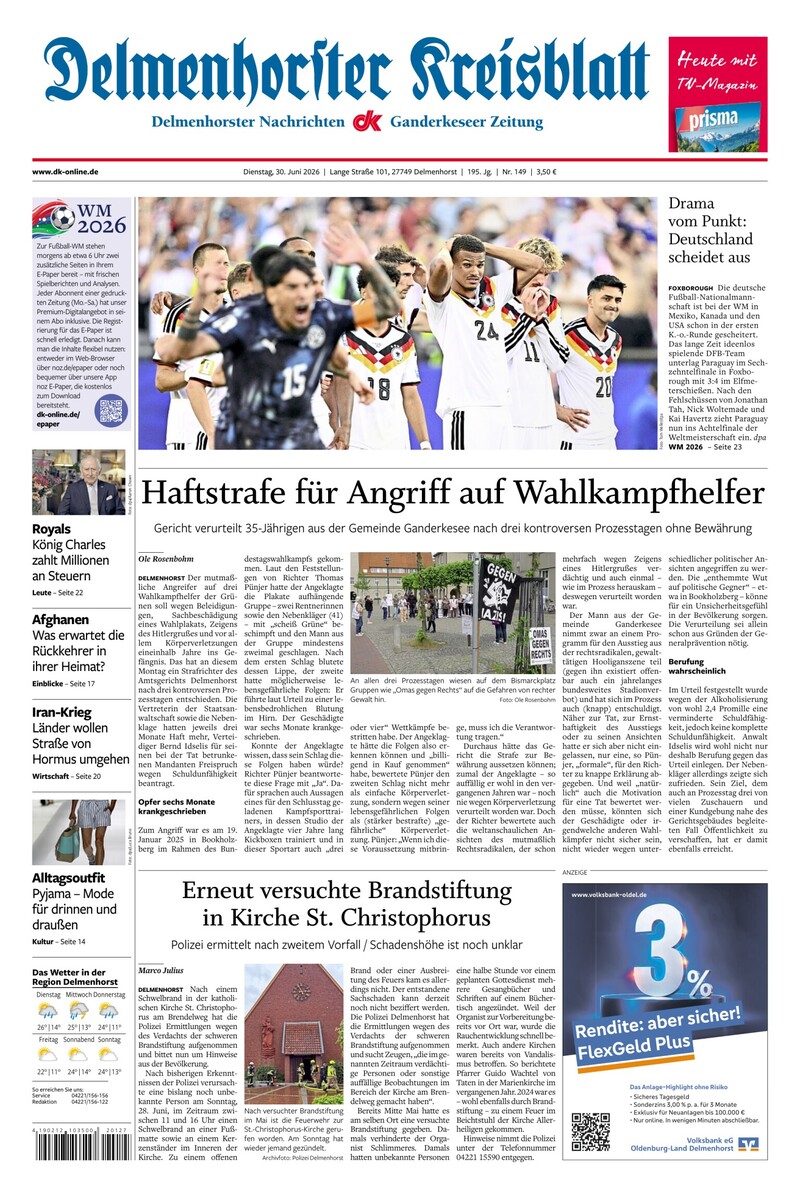Delmenhorster Kreisblatt - 30.06.2026