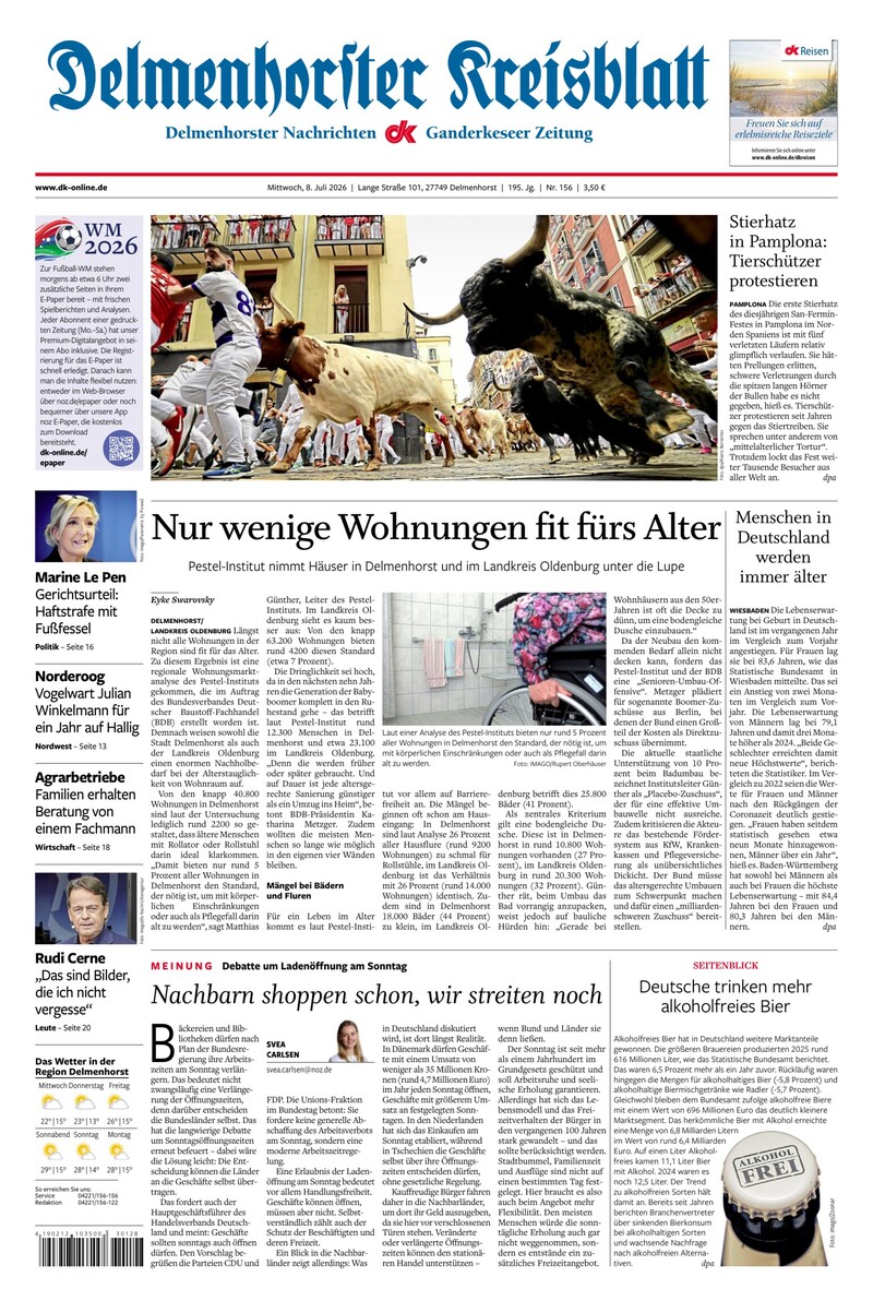 Delmenhorster Kreisblatt - 08.07.2026